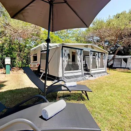 Campsite Bauer Caravan In Fkk Solaris Porec